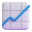 Rising chart icon