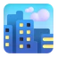 City skyline icon
