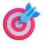 Target with arrow icon