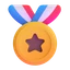 Gold medal icon
